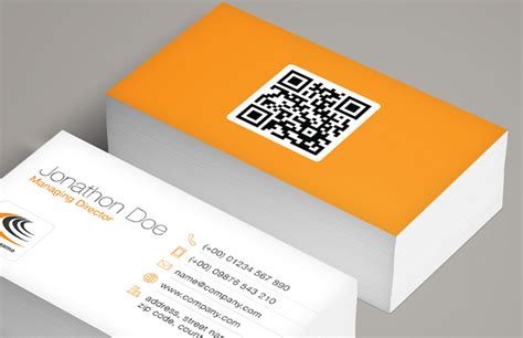 QR Business Card Image